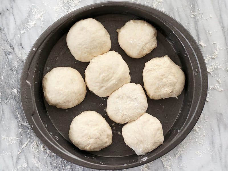 Shaped Rolls in the Round Bread Pan