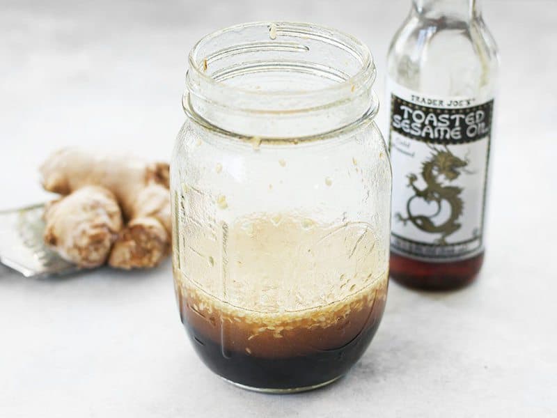 Simple Sesame Dressing in a jar