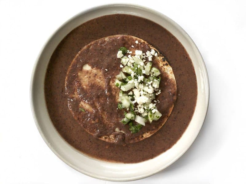 Dip Tortilla in Black Bean Sauce