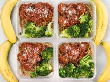 Skillet Meatballs and Marinara Meal Prep