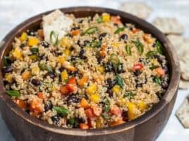 Whether enjoyed alone as a meal or as a side for grilled meat or fish, this Smoky Quinoa and Black Bean Salad is rich, smoky, and packed with flavor and nutrients. BudgetBytes.com