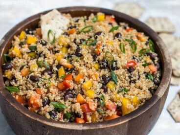 Whether enjoyed alone as a meal or as a side for grilled meat or fish, this Smoky Quinoa and Black Bean Salad is rich, smoky, and packed with flavor and nutrients. BudgetBytes.com