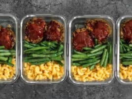 It's comfort food in a box! You'll look forward to eating this veggie-packed Garden Vegetable Turkey Loaf Meal Prep for lunch every day. BudgetBytes.com