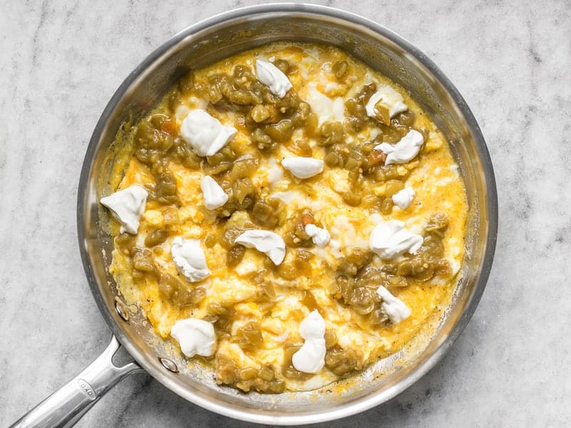 Green Chiles and Sour Cream