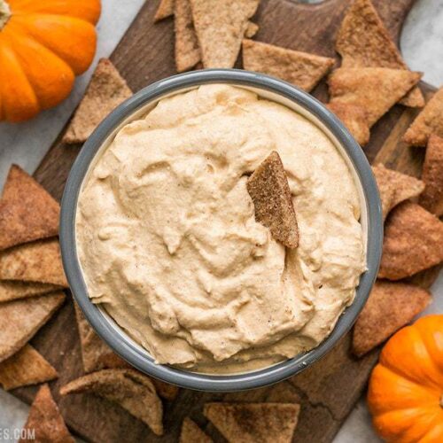 This Pumpkin Cheesecake Mousse is a super light and fluffy dessert packed with fall spices and just enough sweetness to balance the pumpkiny flavor. BudgetBytes.com