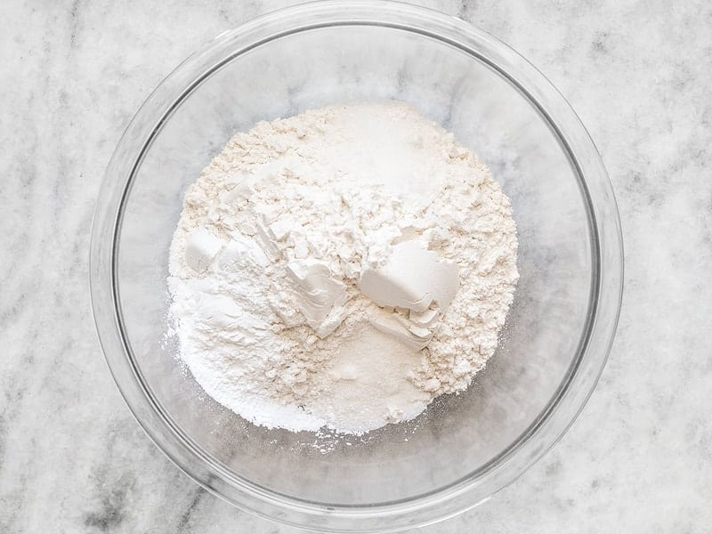 Biscuit Dry Ingredients in a bowl