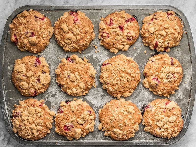 Baked Orange Cranberry Muffins