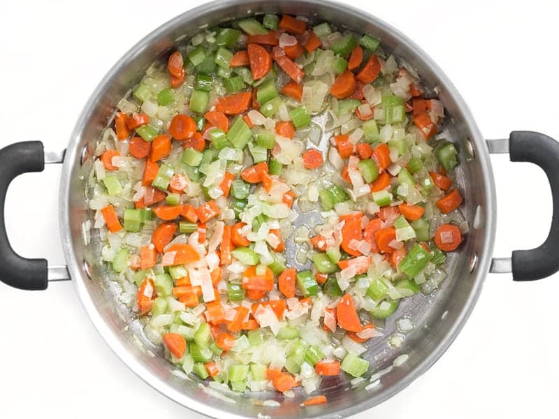 Sauté Carrots and Celery