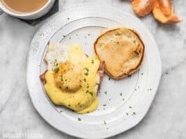 Almost Eggs Benedict is the easy and approachable version of the brunch classic, scaled back and scaled down to feed just to on a lazy weekend morning. BudgetBytes.com