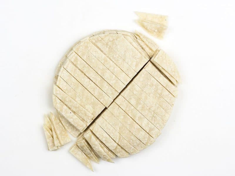 Cut Tortillas into Strips