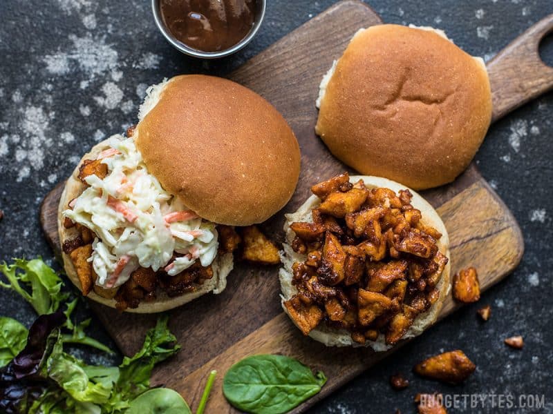 BBQ Tofu Sliders are an easy and inexpensive alternative to pulled meat sandwiches. With a simple and uncomplicated ingredient list, this is a tofu dish anyone can master! Budgetbytes.com