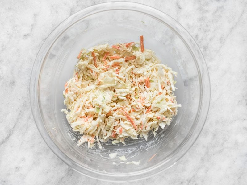 Finished Coleslaw