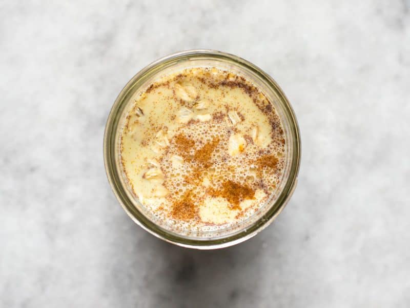 Pre-soaked Golden Milk Overnight Oats