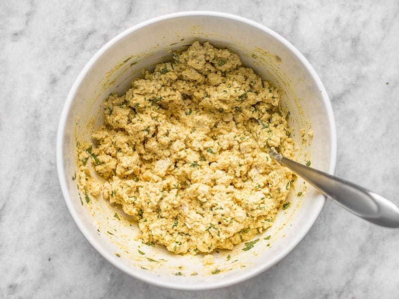 Finished Curried Tofu Salad