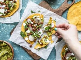 These cool and refreshing Spiced Chickpea Tostadas are the perfect almost no cook dinner for summer. Customize the toppings based on what you have on hand to make the most of leftovers! Budgetbytes.com