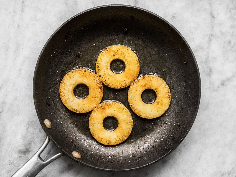 Caramelized Pineapple Rings