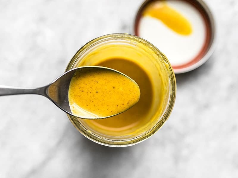 Lemon Turmeric Dressing Spoon