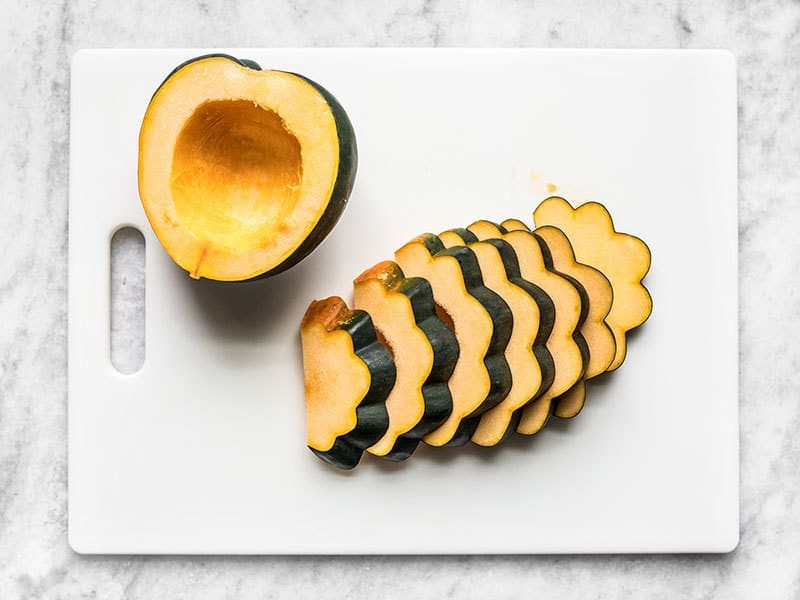 Slice Acorn Squash