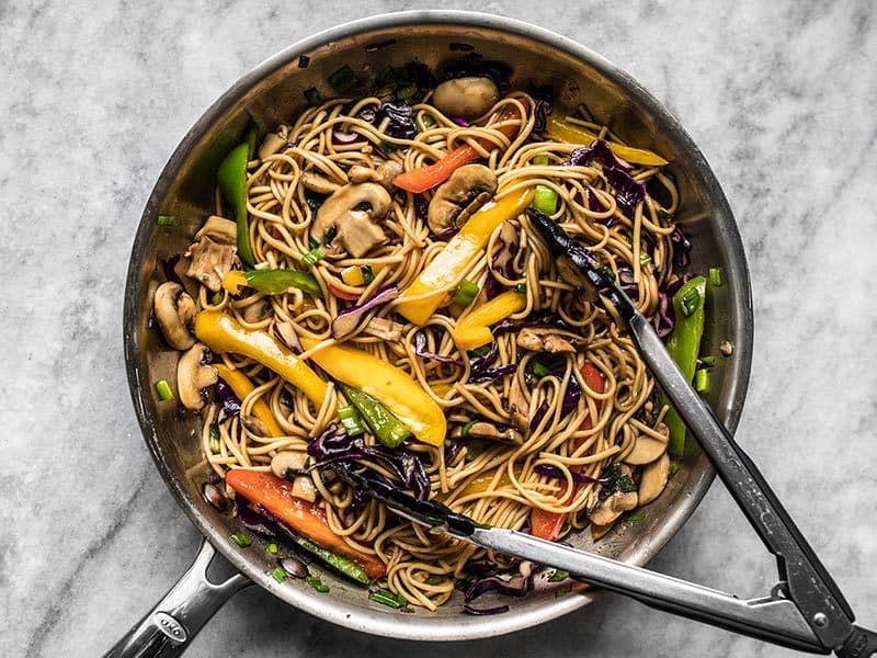 Finished Salad Bar Vegetable Lo Mein