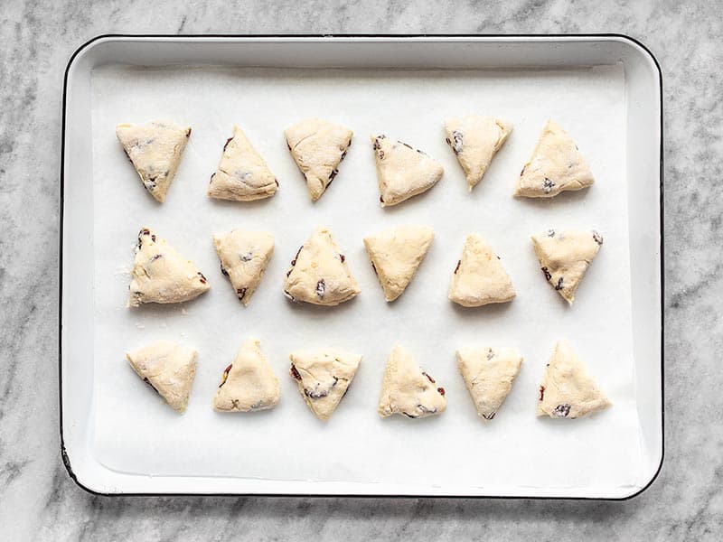 Cranberry Orange Cream Scones Ready to Bake