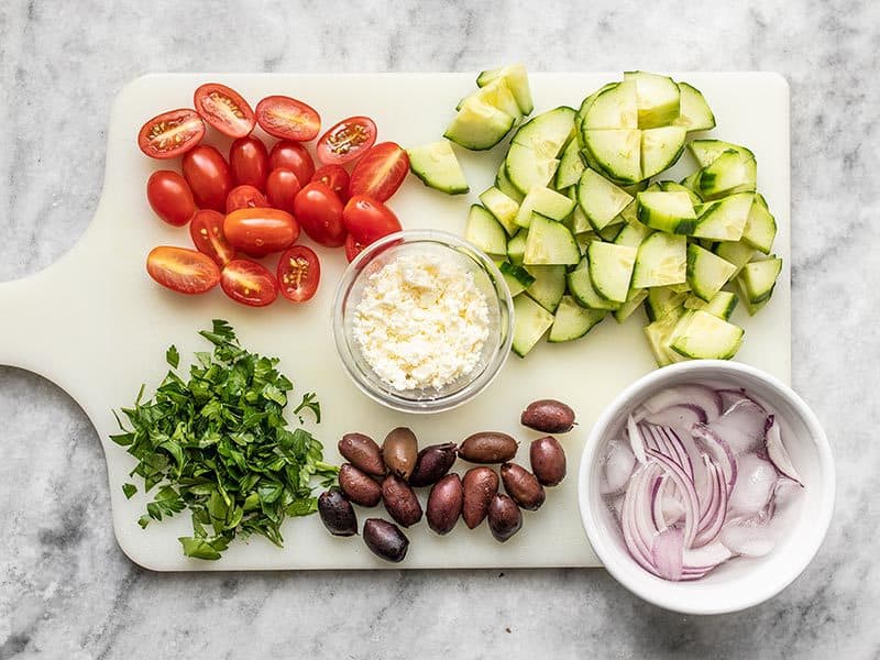 Toppings for Mediterranean Hummus Bowls