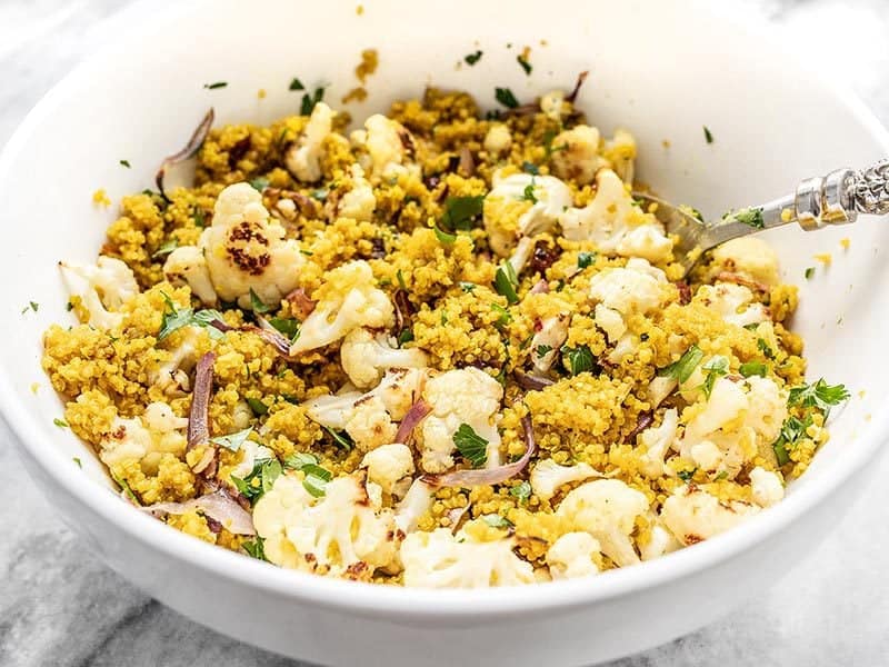 Mixed Cauliflower and Quinoa Salad