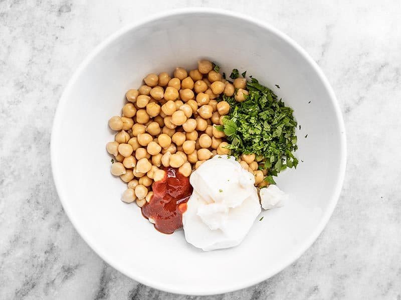 Sriracha Chickpea Salad Ingredients