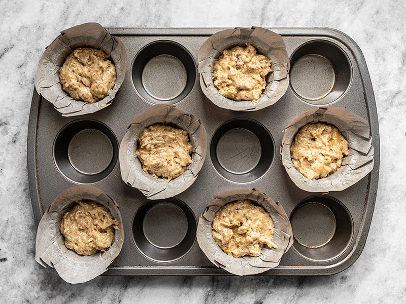 Unbaked Banana Flax Muffins