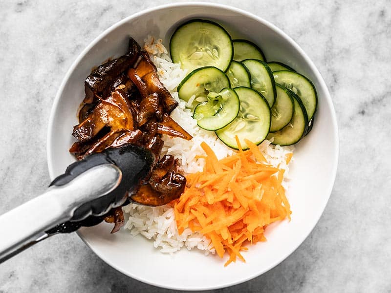 Build Gochujang Mushroom Bowls