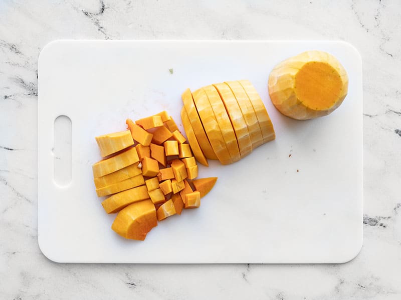 Diced butternut squash