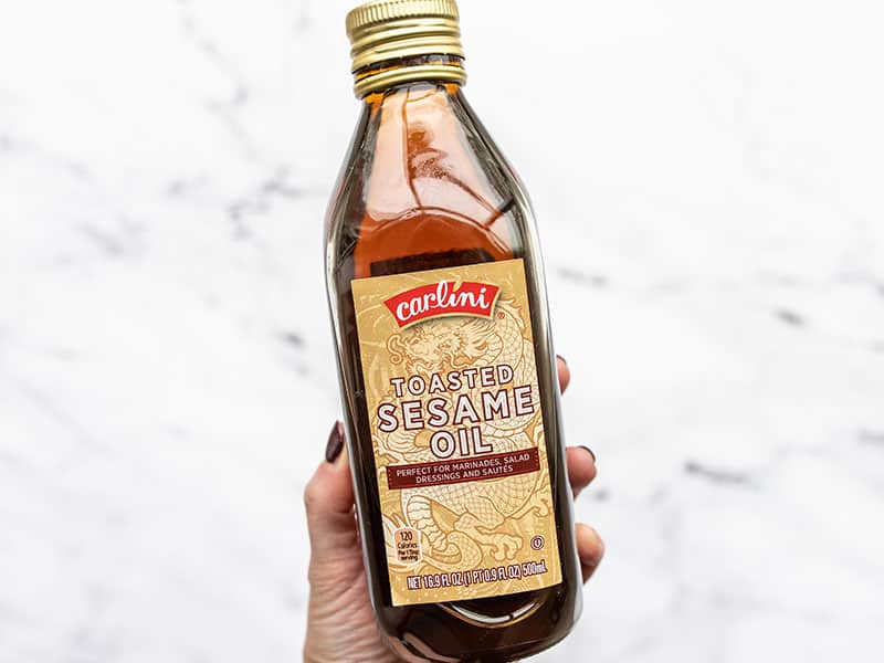 Bottle of toasted sesame oil