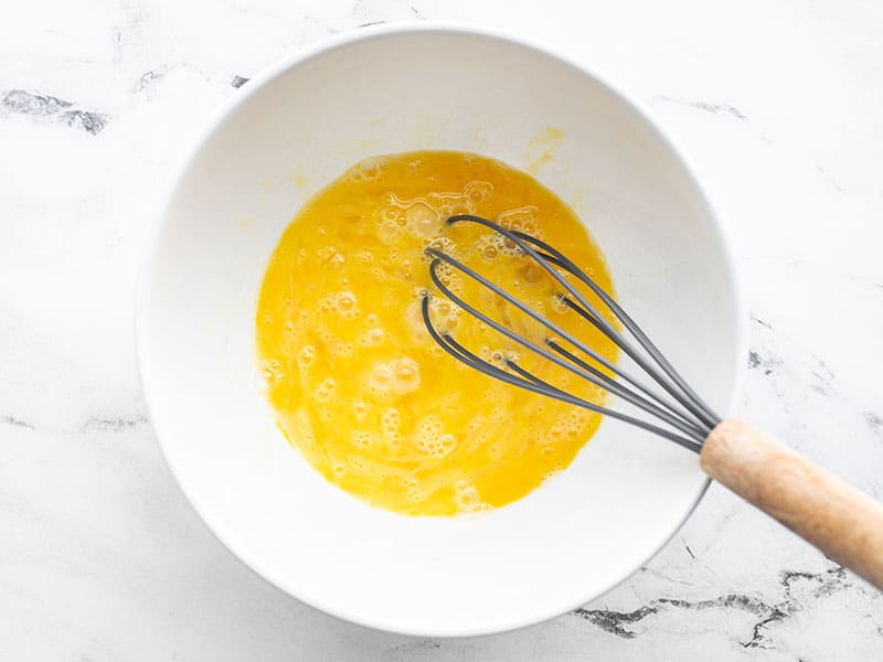 Whisked eggs