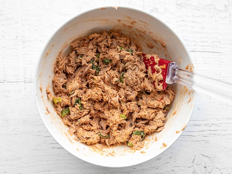 finished gochujang tuna salad