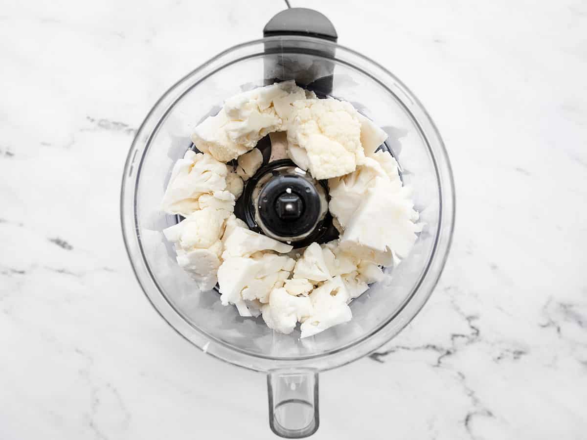 Cauliflower in the food processor