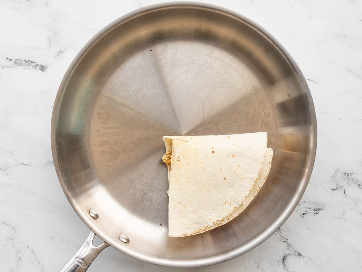 third fold of the tortilla