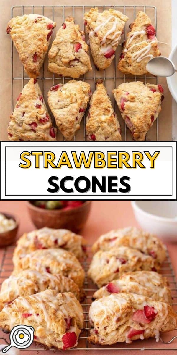 strawberry scones pin image