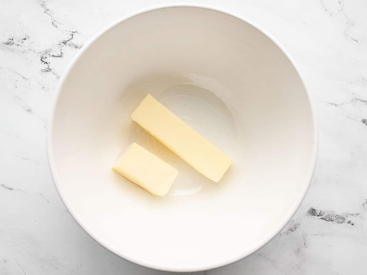 Butter in a bowl