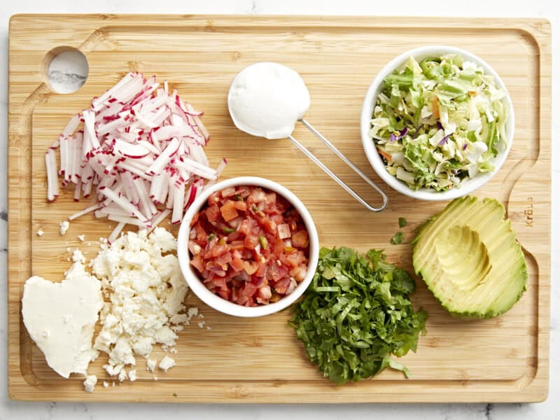 step 6: chopped veggies on cutting board